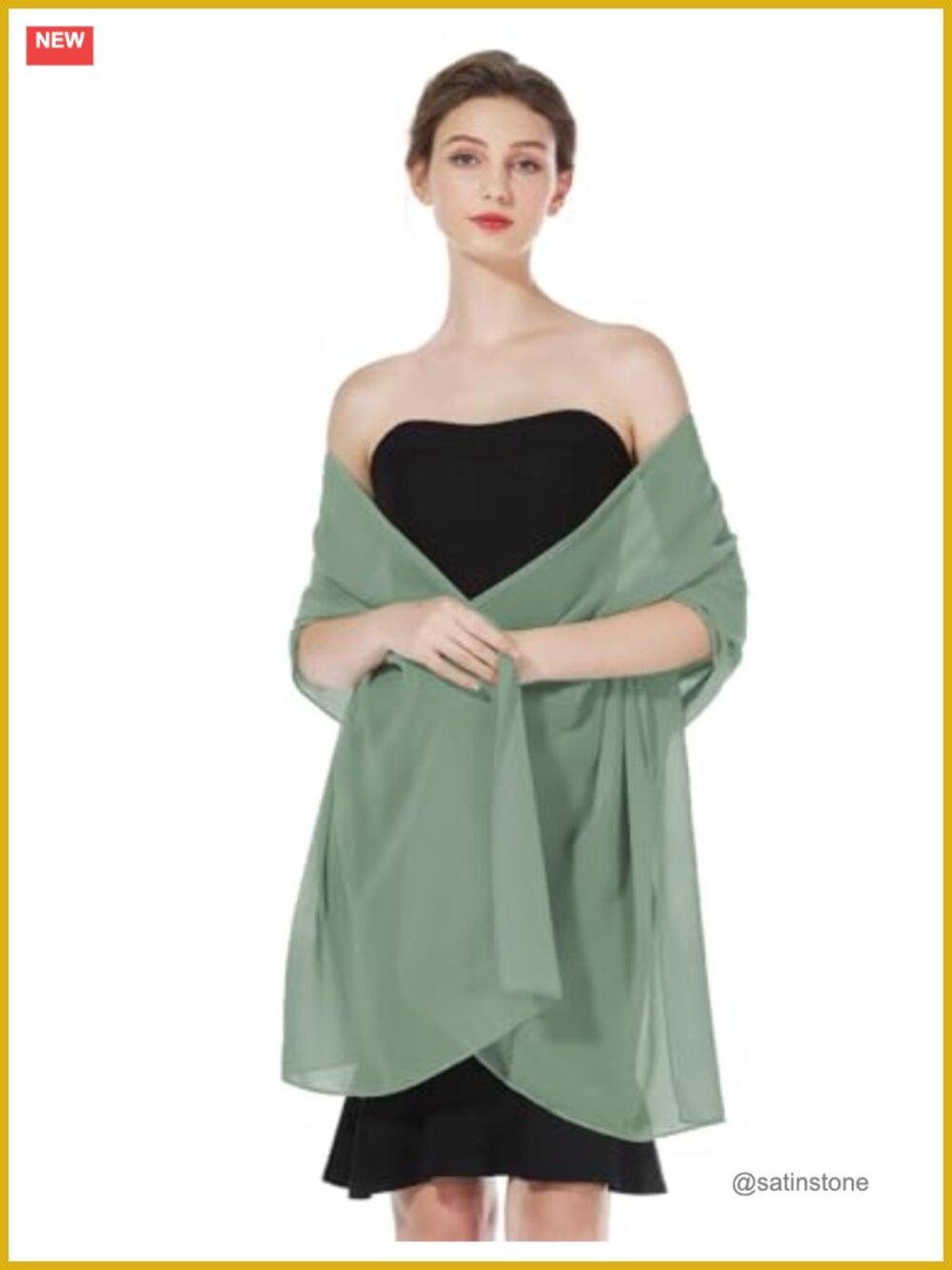 Chiffon Shawl Wrap Pashmina for Evening Dress Wedding Bikini Cover Up